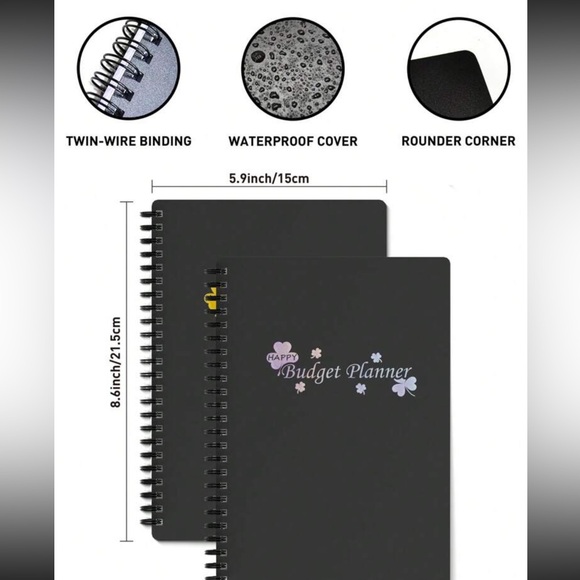 1pc Budget Planner - Monthly Finance Organizer With Expense Tracker Notebook - Picture 2 of 4